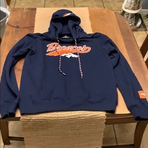 NFL Team Apparel Broncos Hoodie Size Small